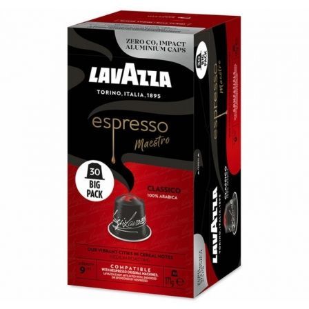 Lavazza 08683 Cápsula Espresso Maestro Clásico para Nespresso Caja de 30 Lavazza 08683 Cápsula Espresso Maestro Clásico para Nespresso Caja de 30